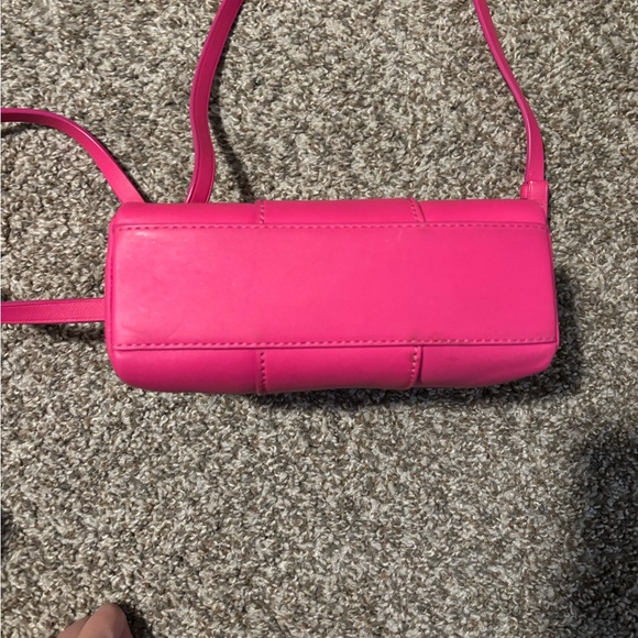 Tory Burch Hot Pink Leather Crossbody Bag - Picture 3 of 8